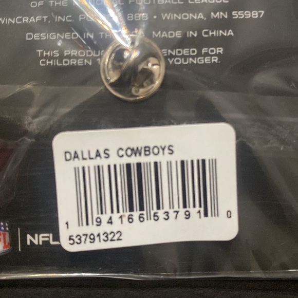 WINCRAFT NFL COLLECTOR PIN, “DALLAS COWBOYS 1960” NWT - Picture 3 of 3